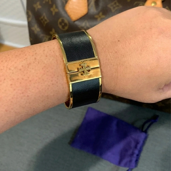 Tory Burch Black Statement Piece Cuff - Picture 5 of 15